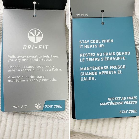 NWOT Nike Tank Top I-Beam White Women’s Size Large Slim Fit - Picture 11 of 11